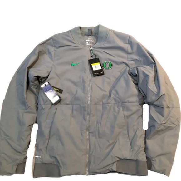 NWT Oregon Ducks Nike Shield FZ Bomber Jacket - Picture 1 of 4
